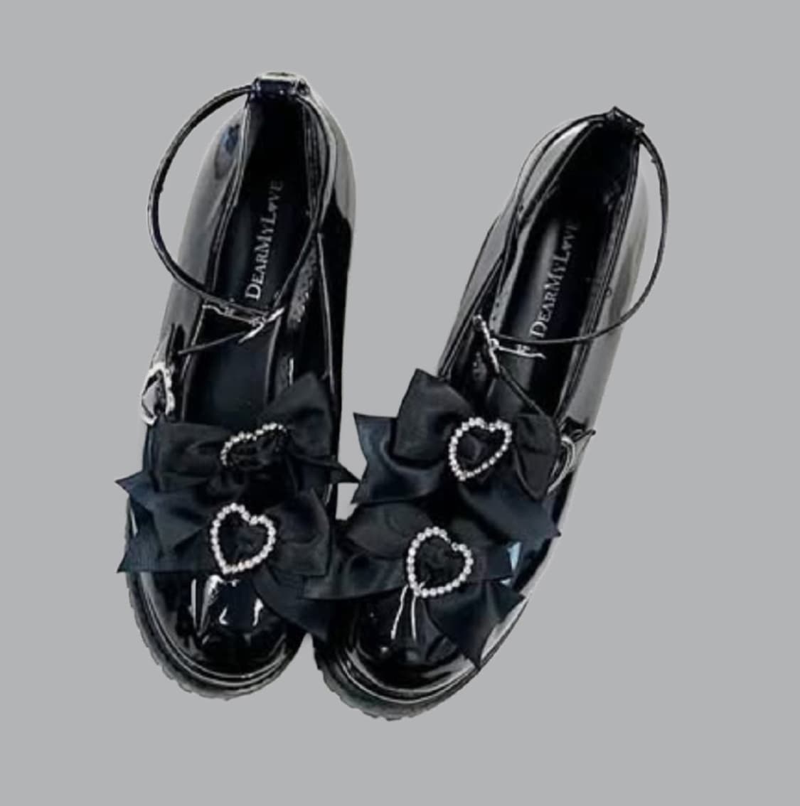 디마럽 디어마이러브 빈티지 지뢰계 양산형 통굽 구두 상품이미지1