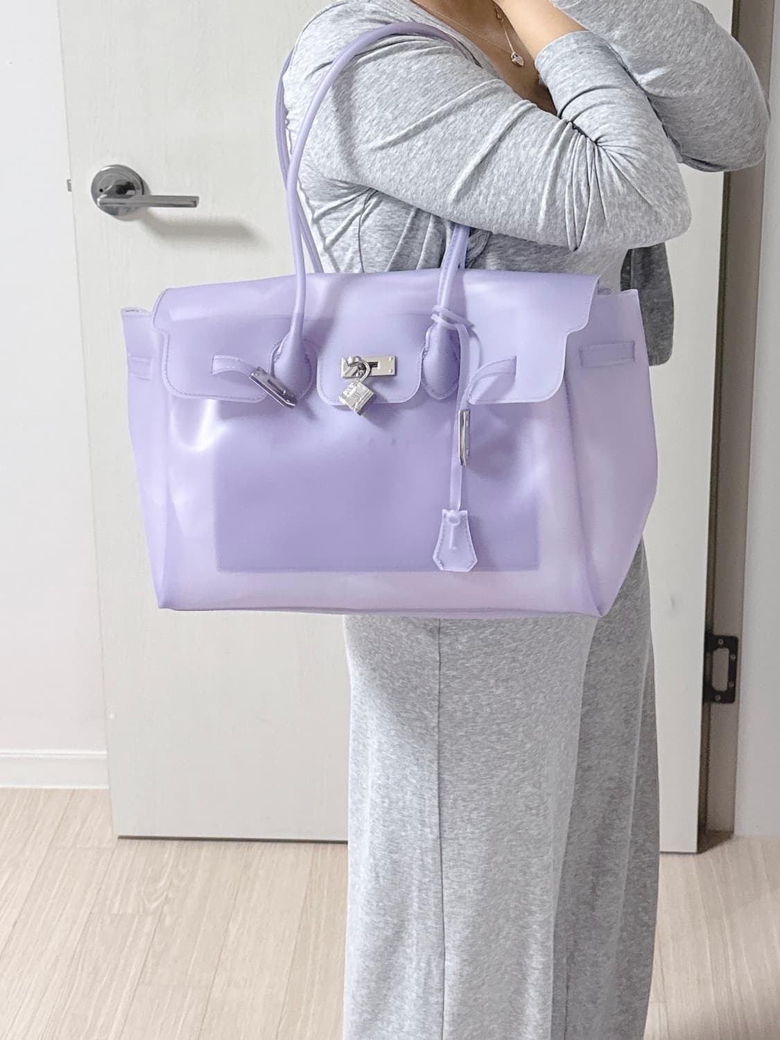 당일발송✨ 핀터감성 고급TPU 젤리버킨 젤리백 펄킨백 상품이미지2