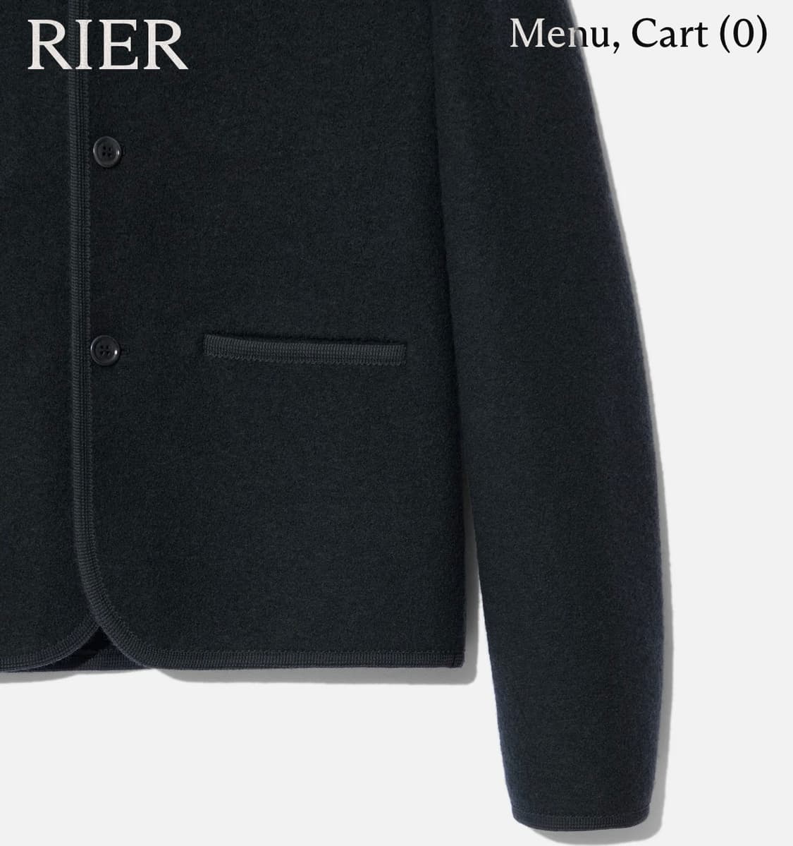 [S]리에르 25fw 워커 울 자켓 상품이미지3