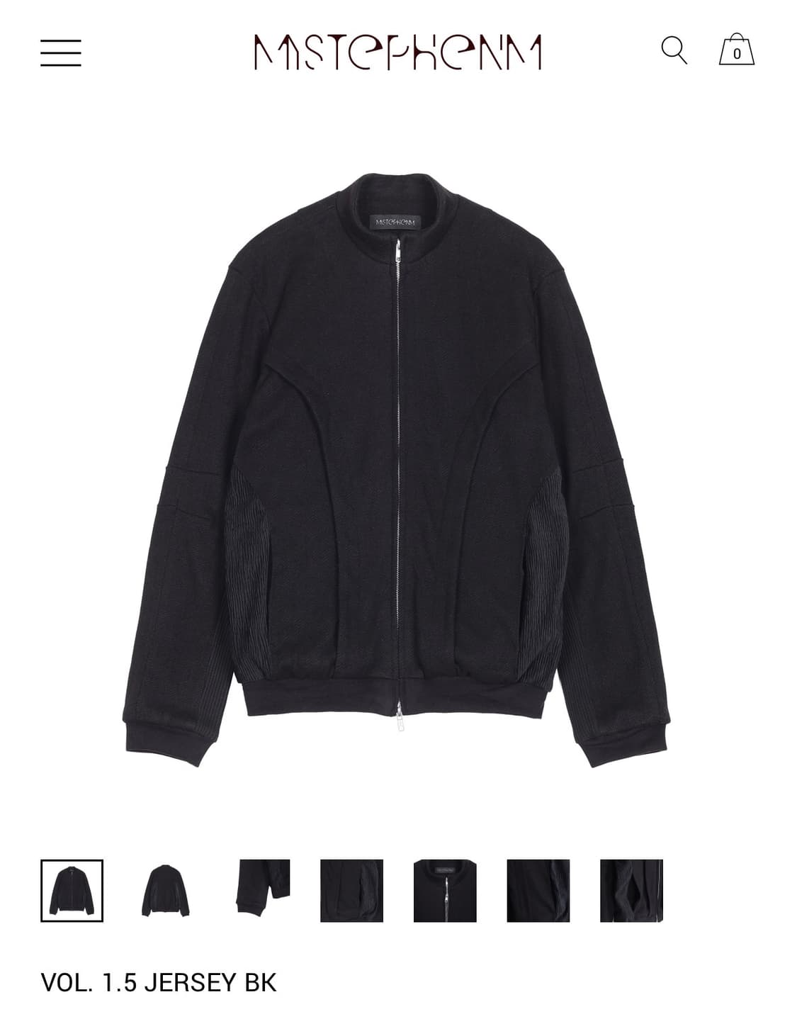 Mystephenm VOL. 1.5 JERSEY BK 0사이즈 상품이미지1