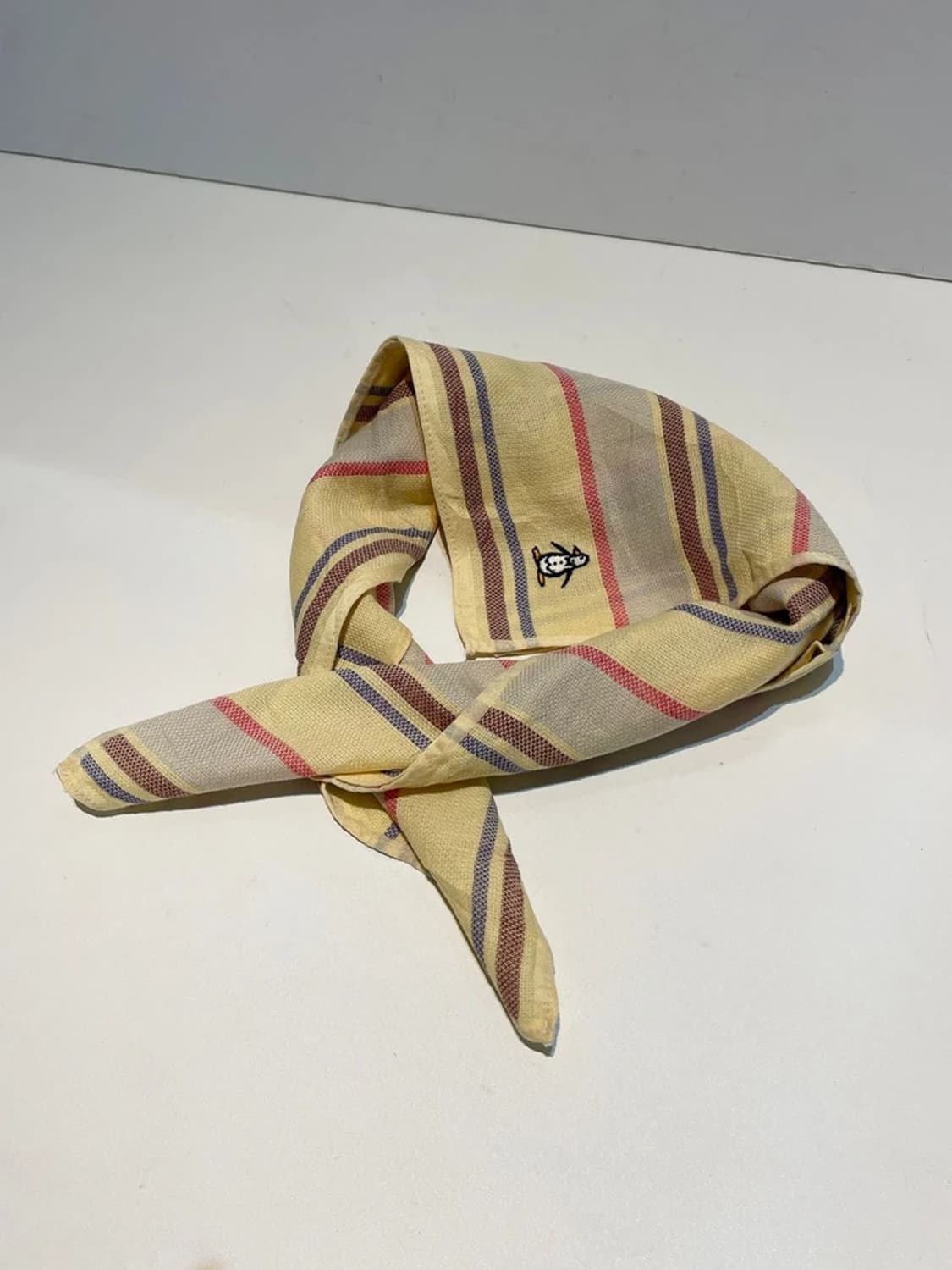 먼싱웨어 00s 재팬 자수 로고 쁘띠 손수건 A1378 상품이미지1