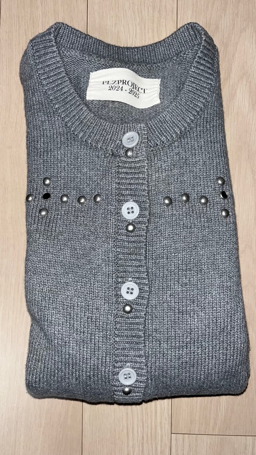 플리즈프로젝트 스터드 잼 스톤 가디건 PLZPROJECT CARDIGAN 상품이미지8