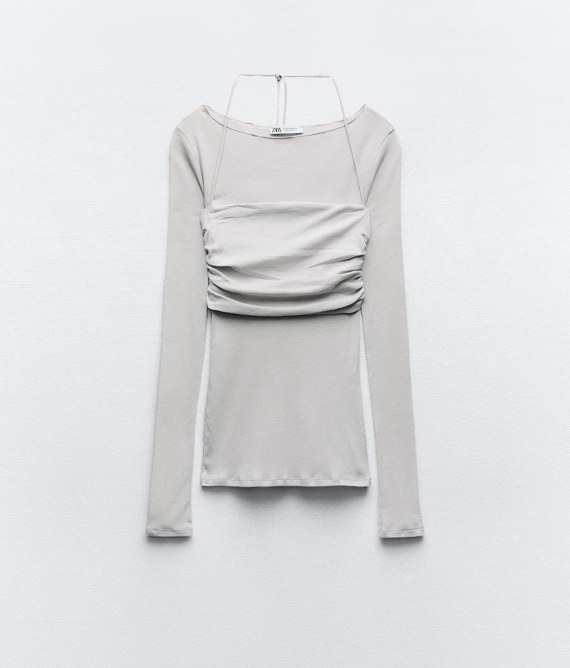 자라 세미 시스루 티셔츠 상품이미지1