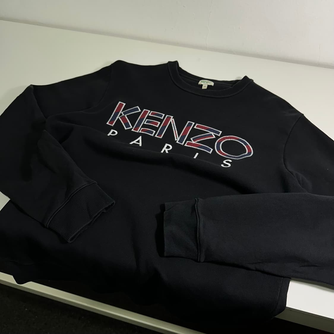 M 겐조 블랙 레터링로고 맨투맨 상품이미지1