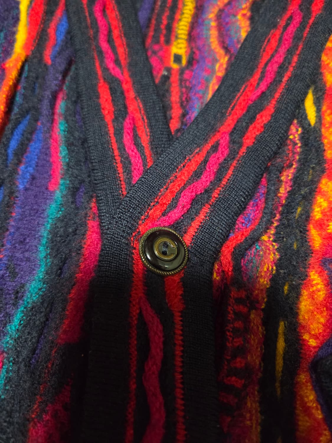 COOGI 쿠지 멀티컬러 니트 가디건 상품이미지3