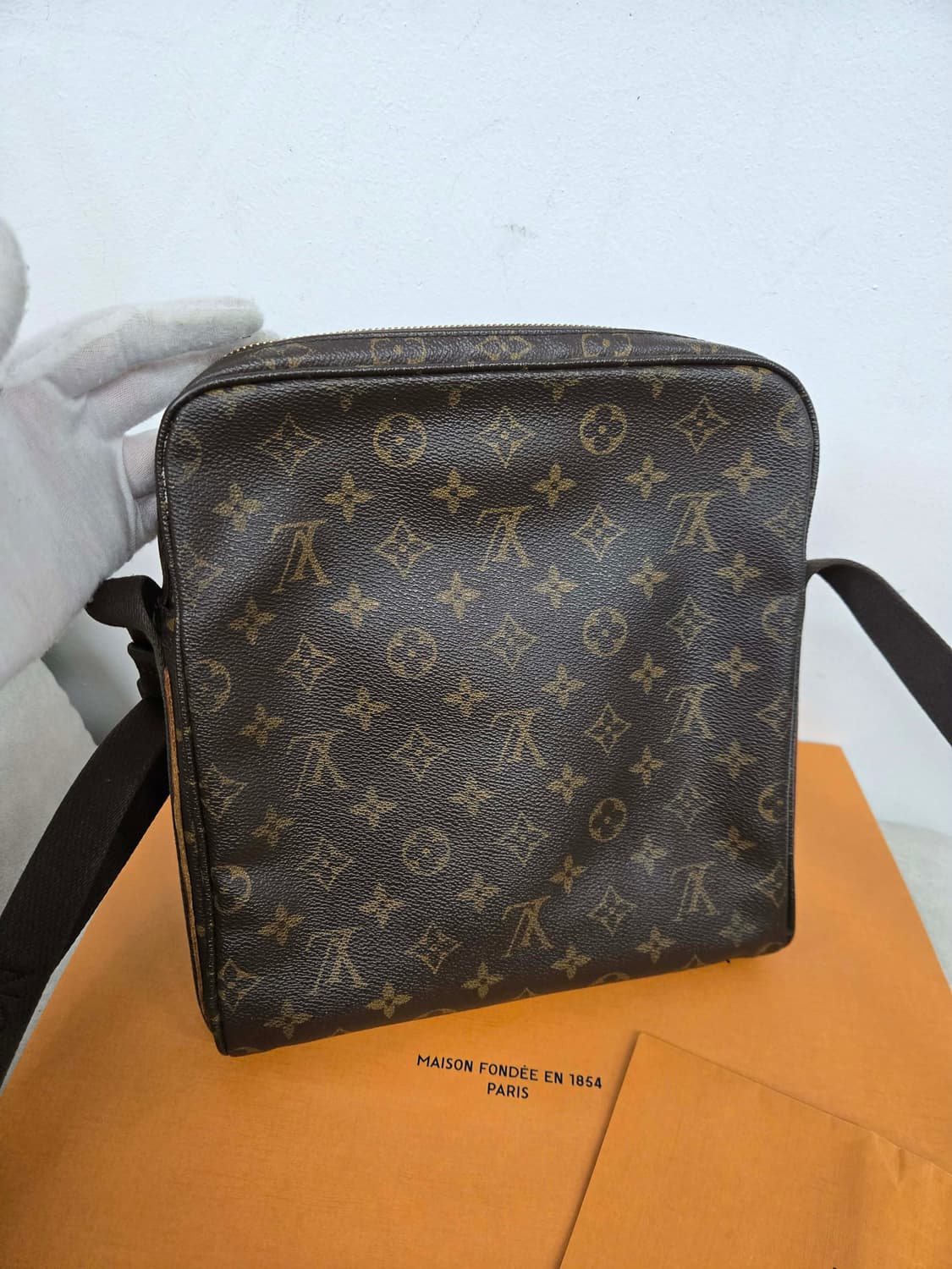 [보증서 정품] 루이비통 모노그램 메신저백 상품이미지3