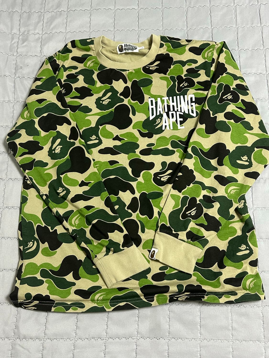 BAPE 117 ABC Camo College L/S 상품이미지1
