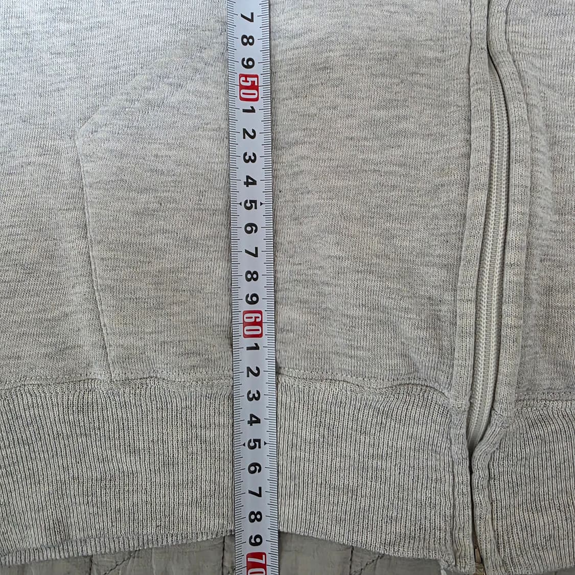 [XXL] 90s USA 러셀 애슬레틱 라이트 그레이 후드집업 나이스 상품이미지8