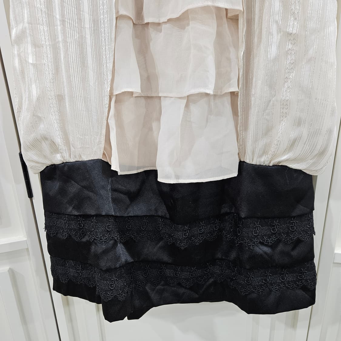 AXES Femme 넥 장식 민소매 원피스 상품이미지8