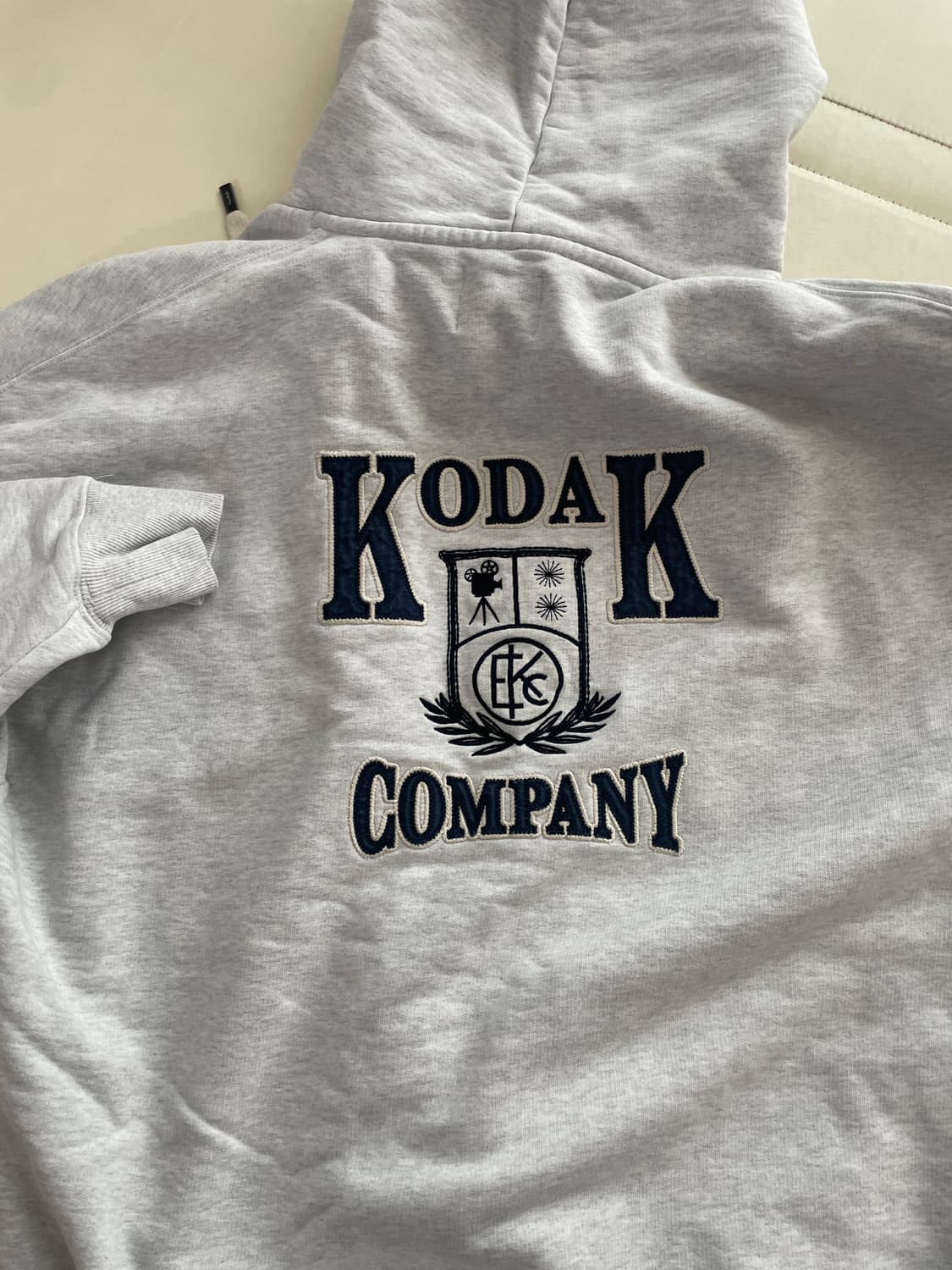 [XL] 코닥 컴퍼니 헤비 후드티 그레이 상품이미지4