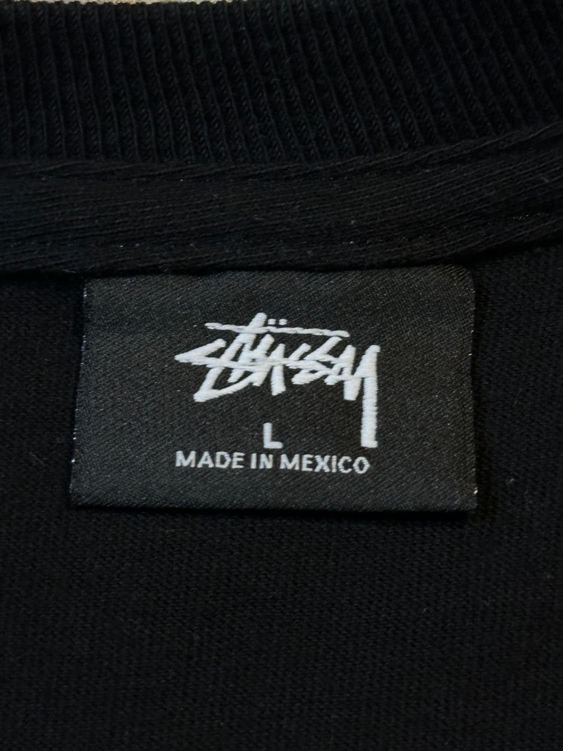 스투시 STUSSY 코스모스 반팔 티셔츠 블랙 상품이미지5