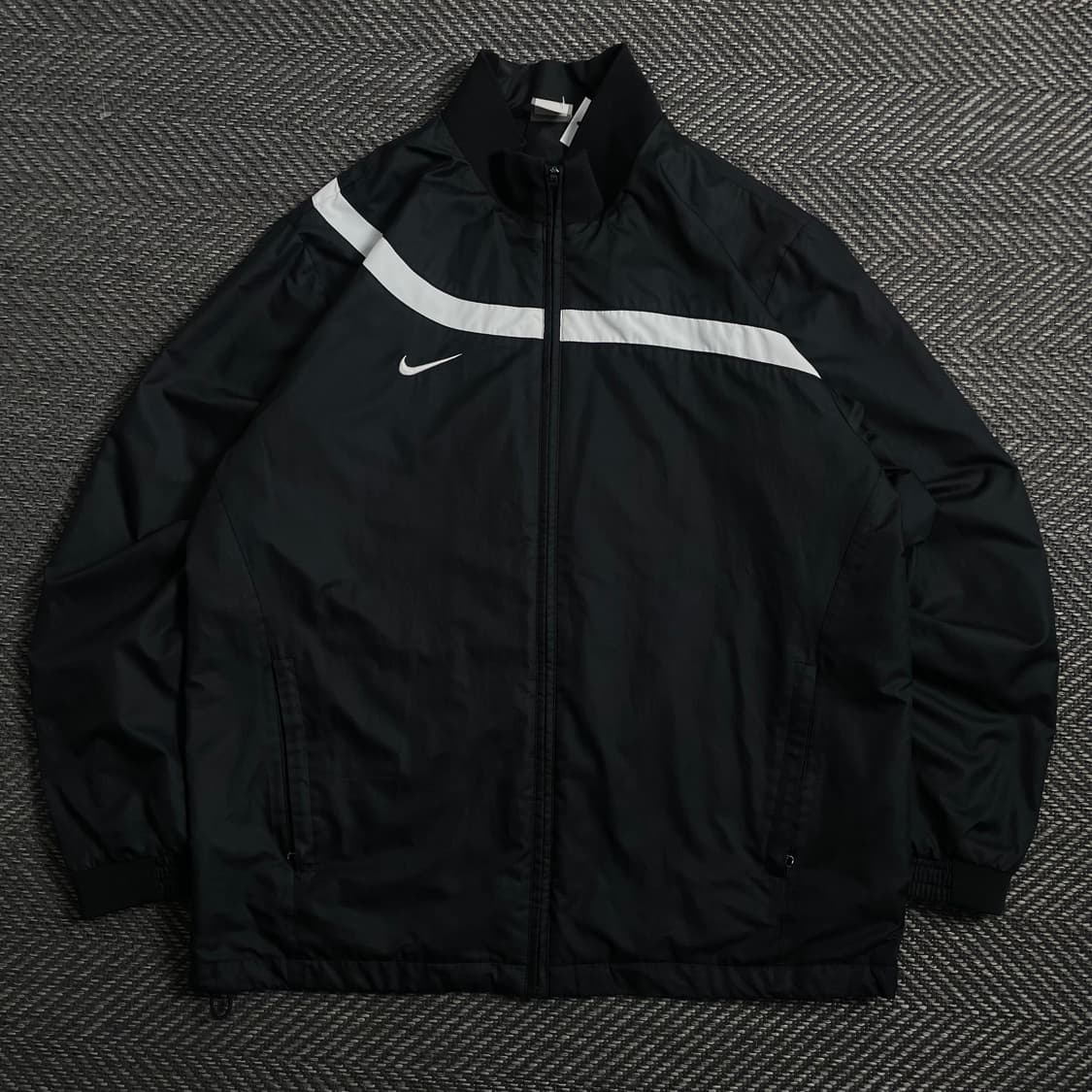 나이키 올드스쿨 스우시 바람막이 자켓 블랙y 4245 상품이미지2
