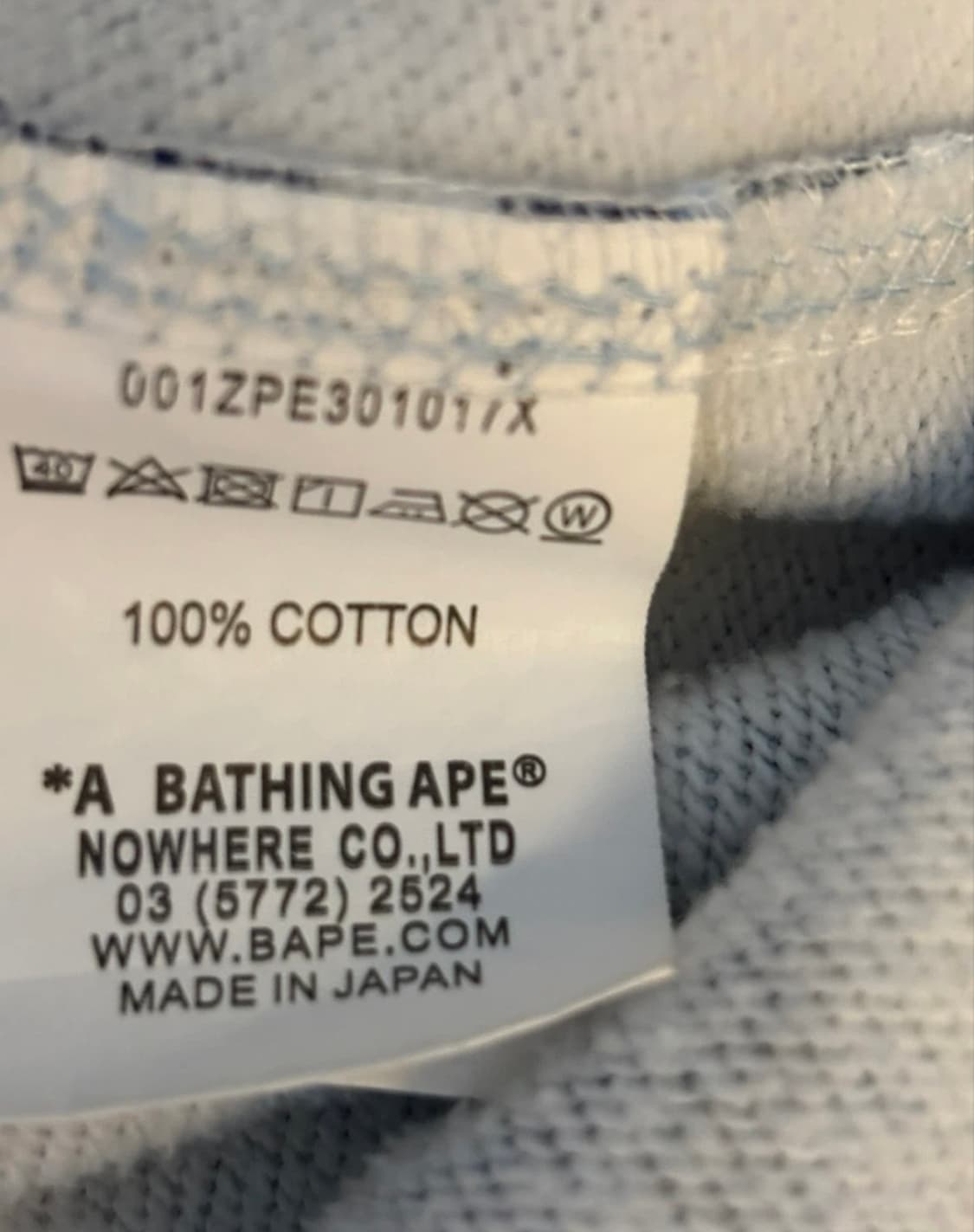 베이프 ABC 카모 샤크 풀 집 후드 블루 (정품)급처 상품이미지6