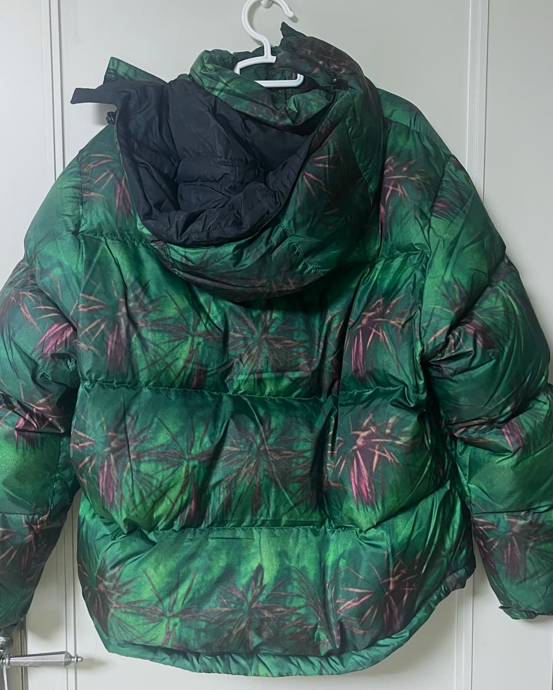 이스트쿤스트 후디드 다운 퍼 자켓 패딩 그린 상품이미지5