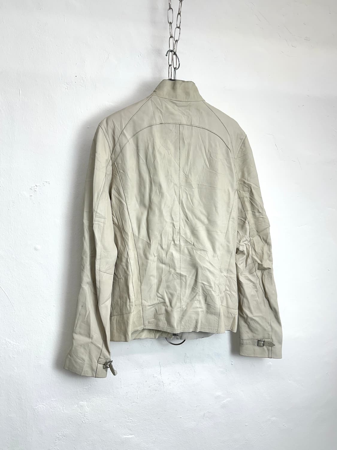 Zara Panelled Lambskin Leather Jacket 상품이미지5