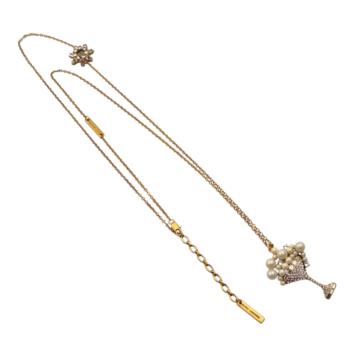 마크제이콥스 칵테일 진주 크리스탈 파베 목걸이 상품이미지3