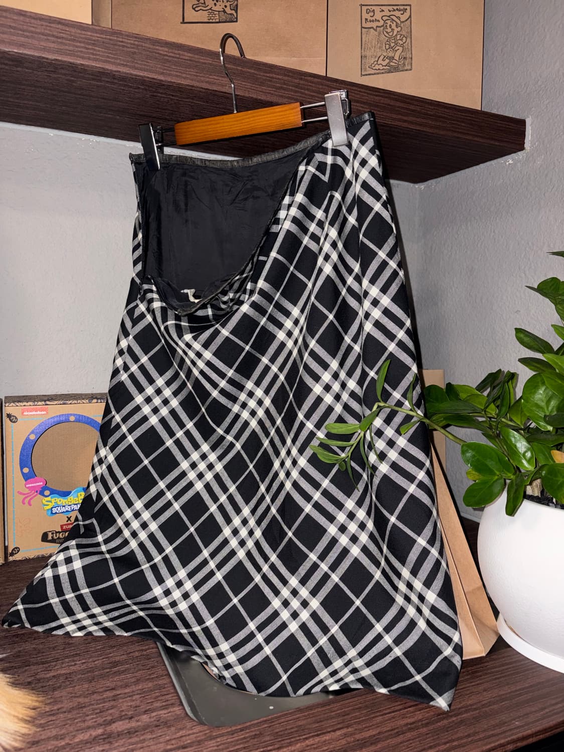 버버리 노바체크 스커트 상품이미지7