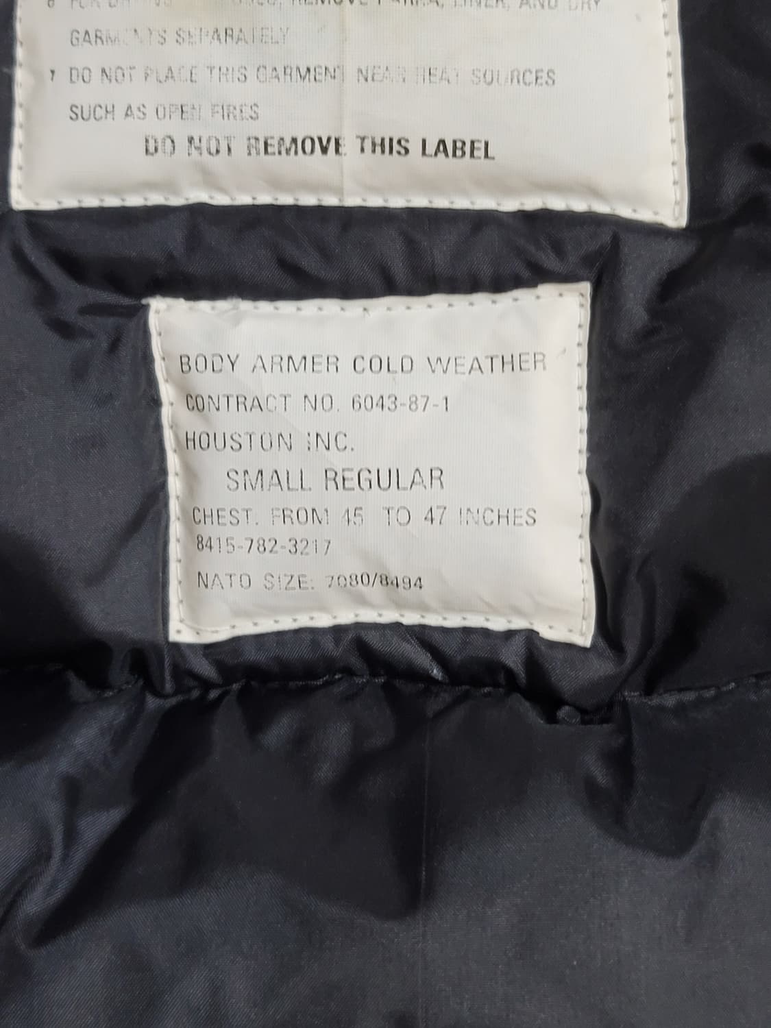 휴스턴 미군 방한용 바디 아머 베스트 상품이미지6