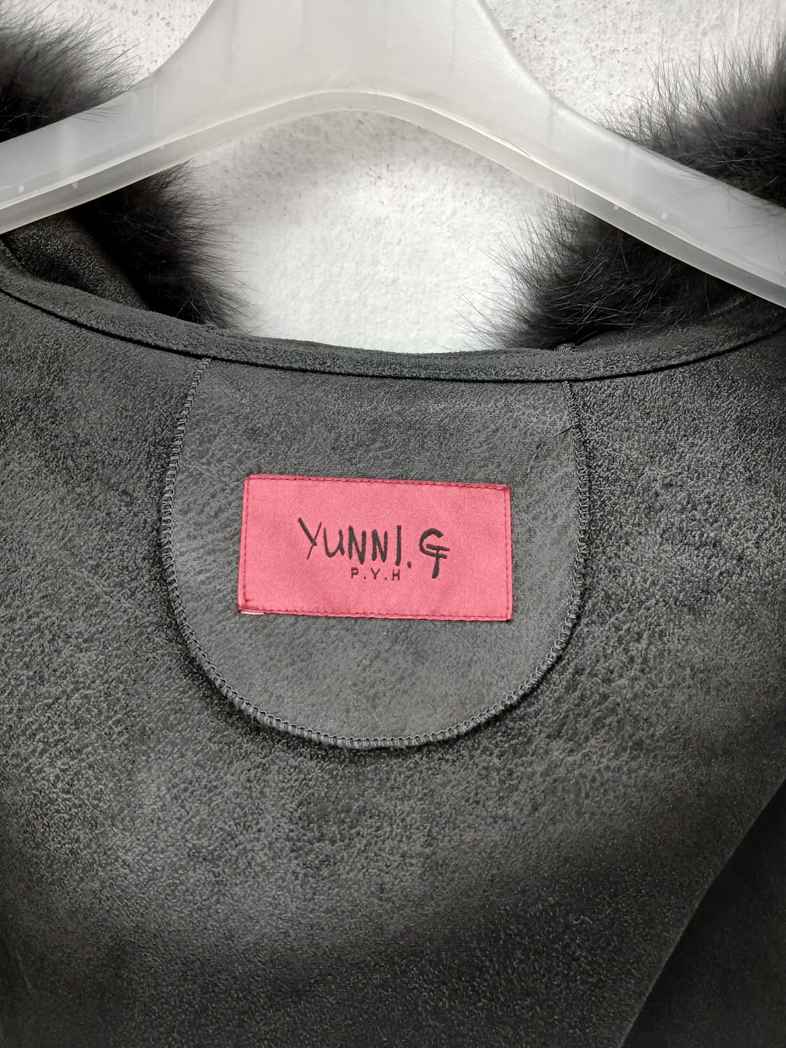 유니지 천연양모 사가폭스퍼 후드코트 77 L 새제품 상품이미지7