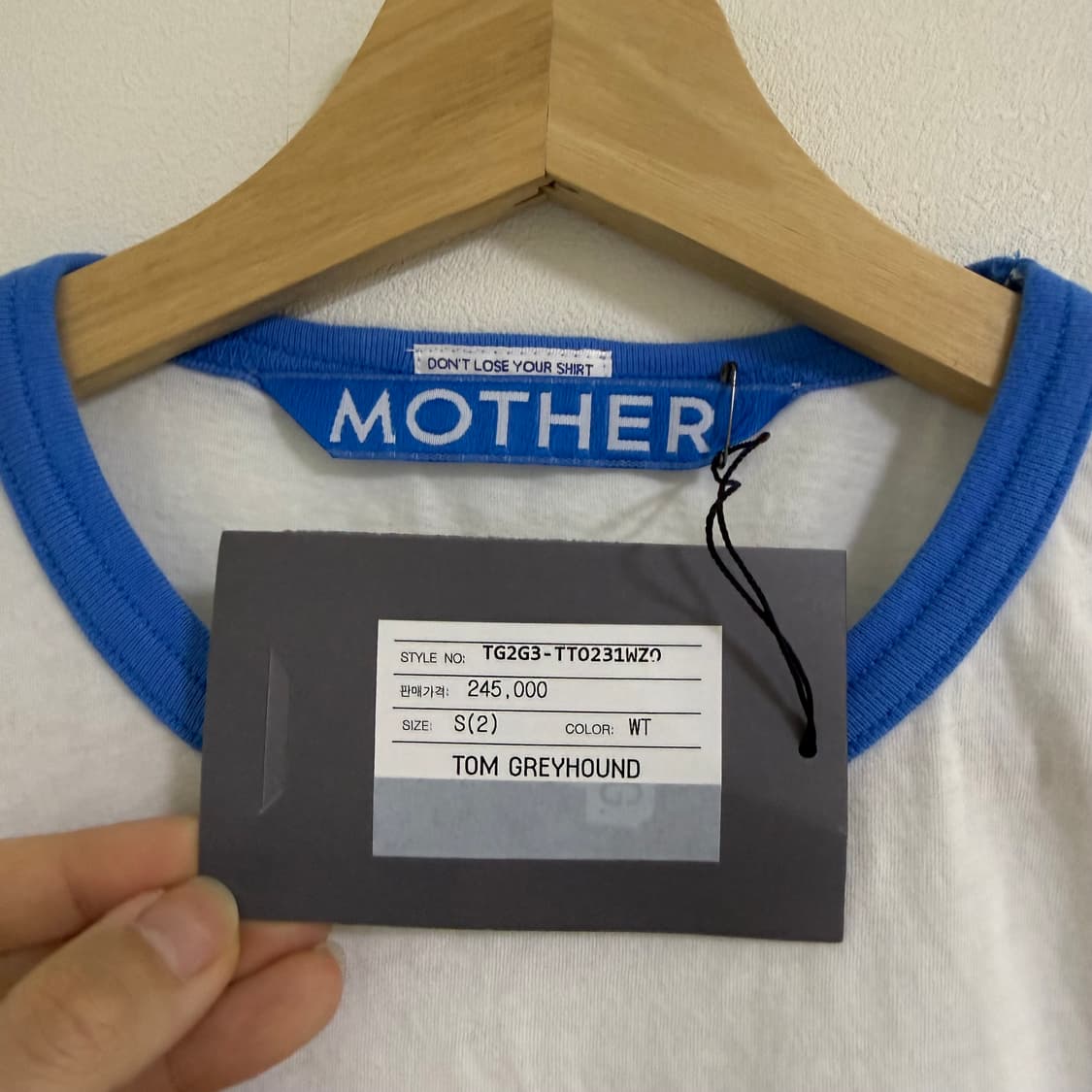 [S] 톰그레이하운드 MOTHER DENIM 더 릴 굿디 링거 티셔츠 상품이미지3