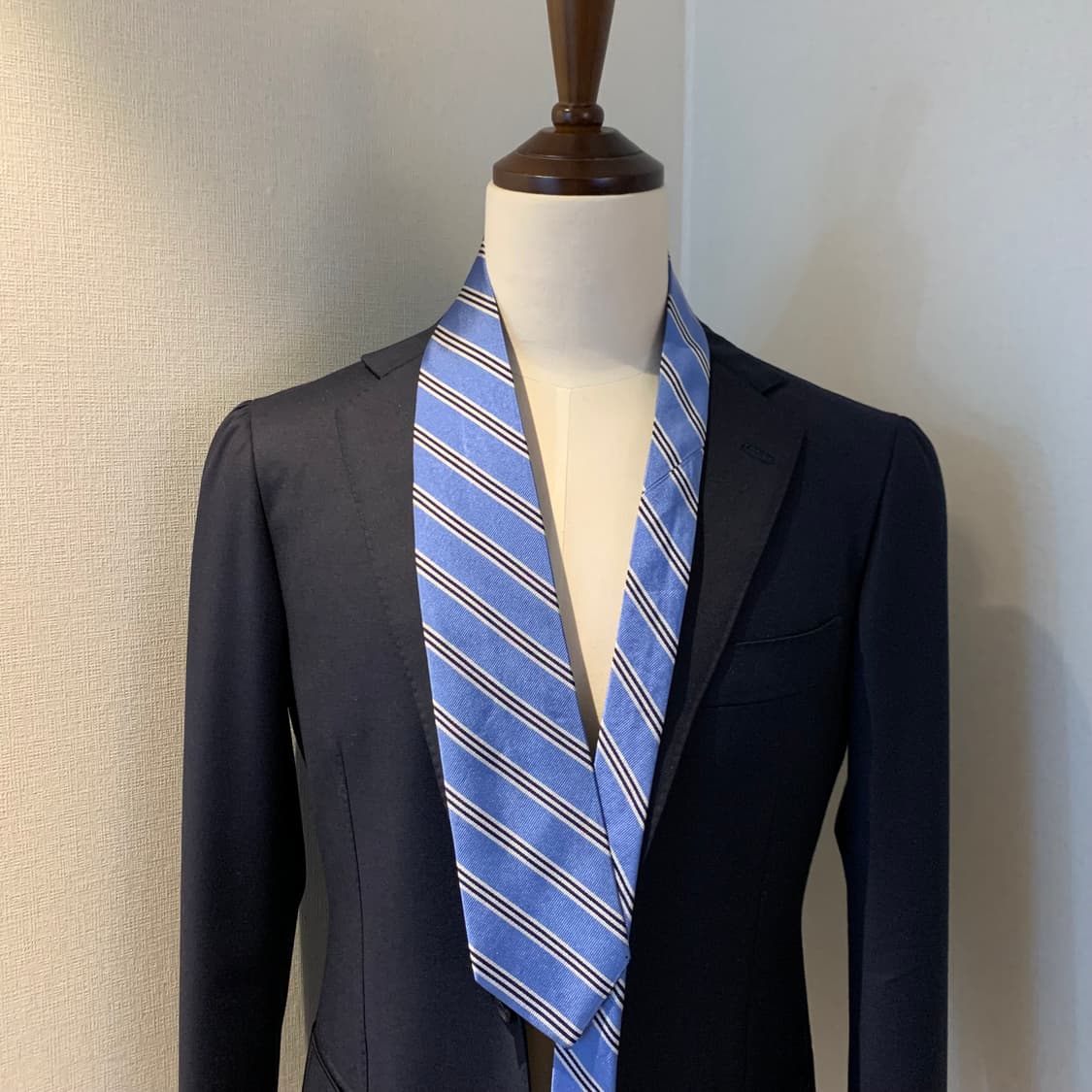 브룩스브라더스 스트라이프 명품넥타이 100실크 8cm A등급 상품이미지1