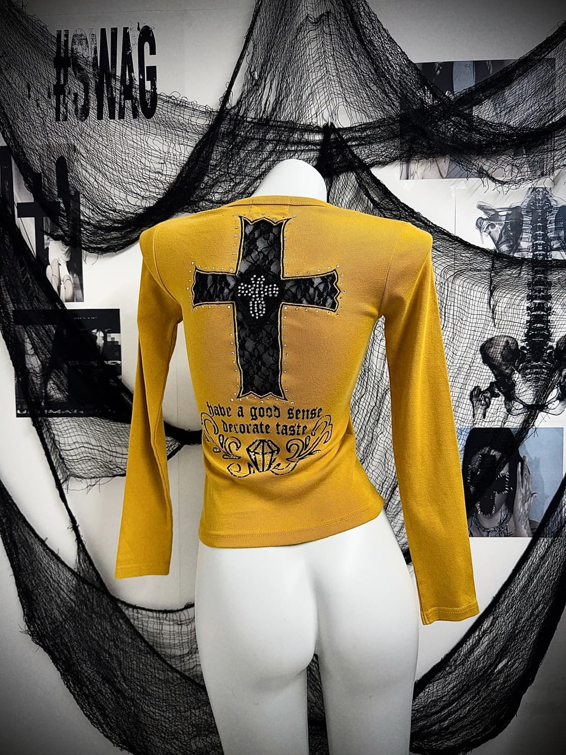 Cecil mcbee cross detailed longsleeve 상품이미지1