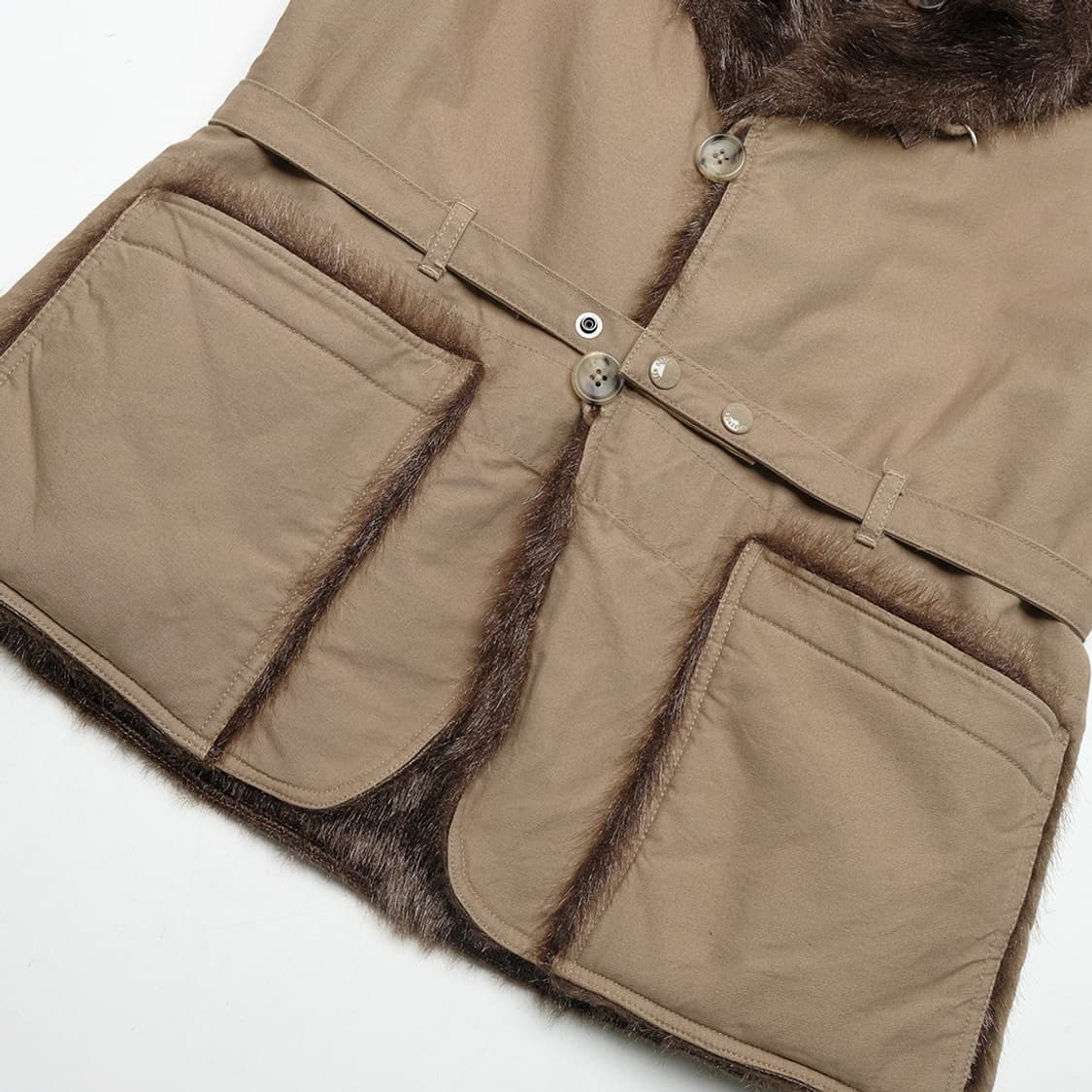 reversible shawl collar vest 상품이미지6