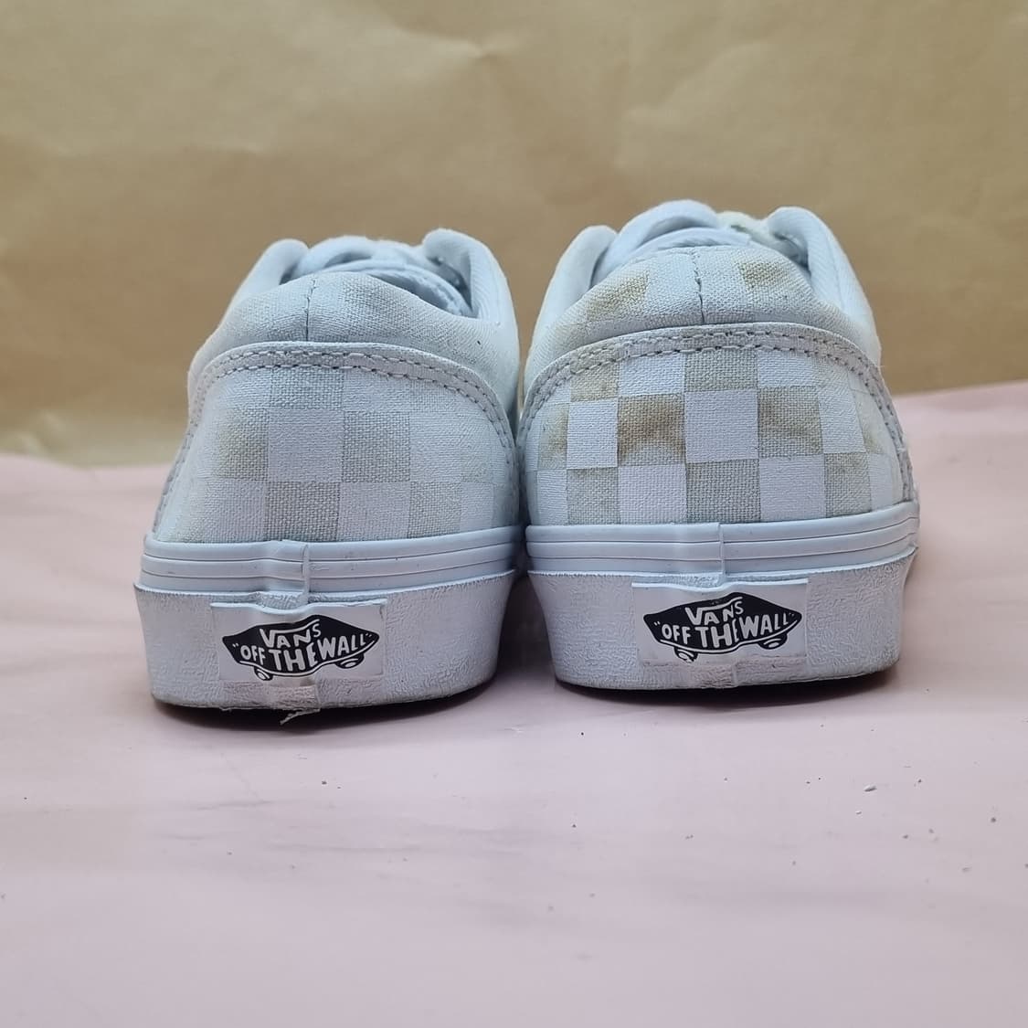 반스 체커보드 여성스니커즈230  상품이미지4