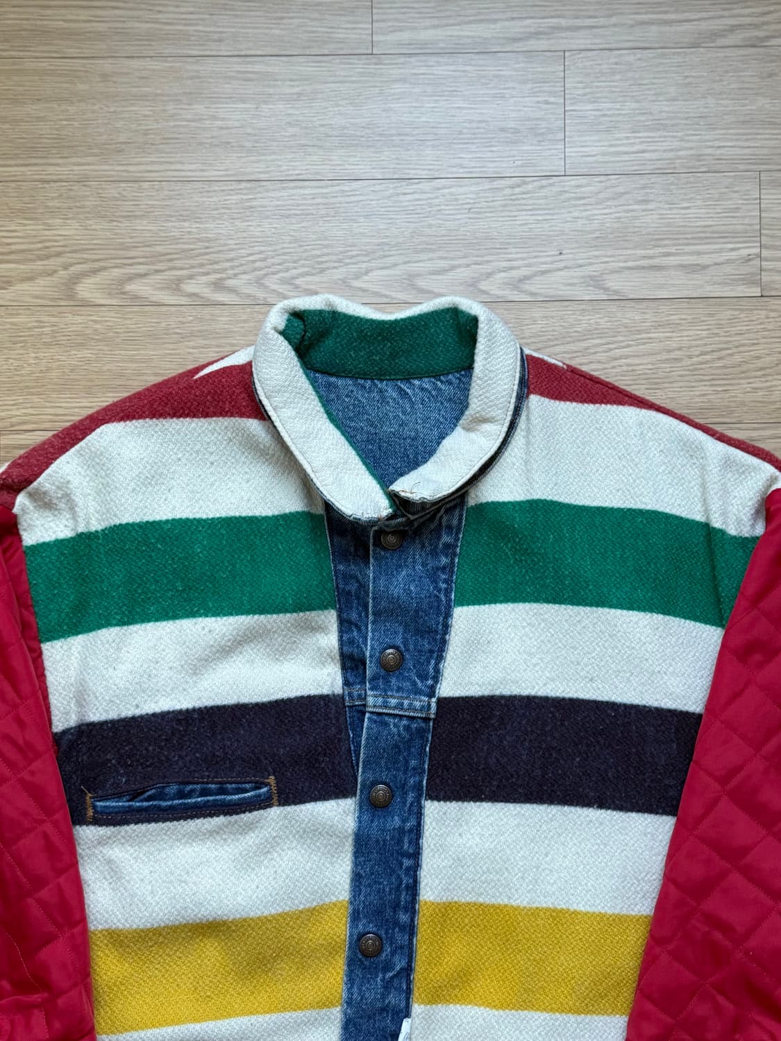 90s USA 리바이스 허드슨베이 데님자켓 상품이미지2