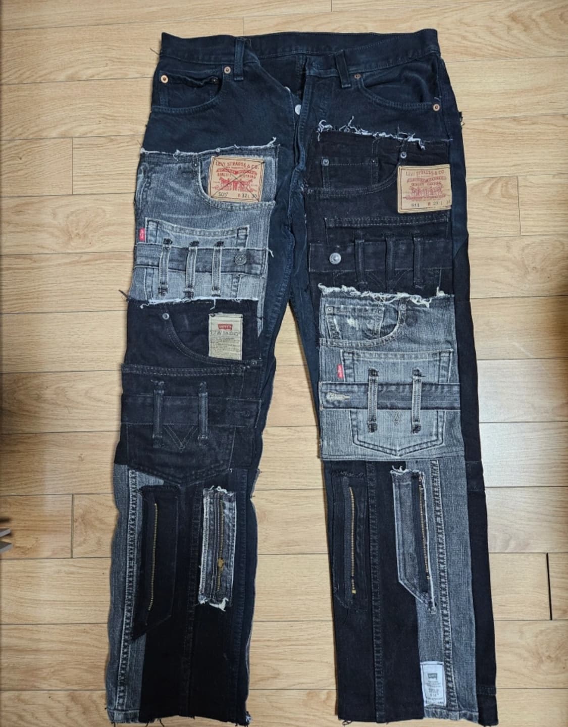 솝스 리워크 바지 상품이미지1