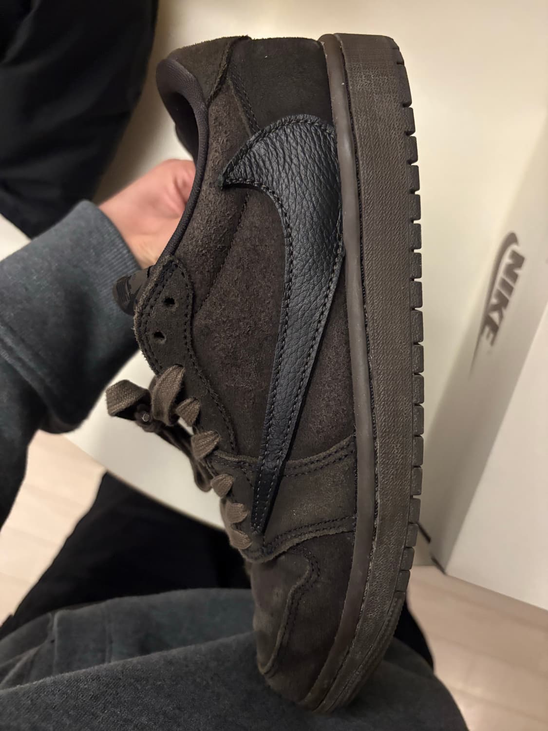 조던1 트래비스 스캇 모카 브라운 260 상품이미지5