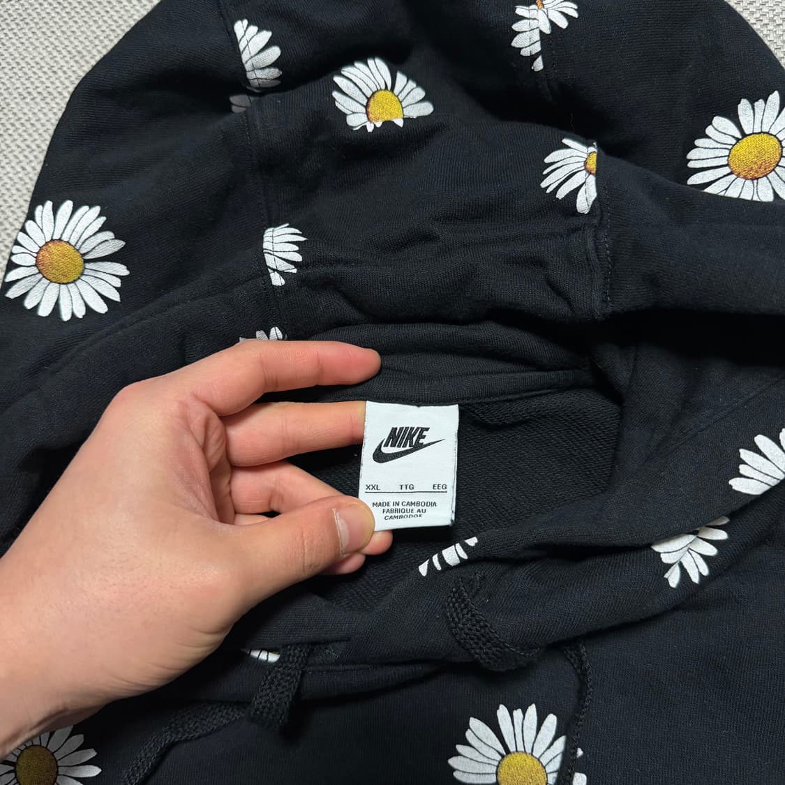 나이키 데이지 플라워 후드티 상품이미지3