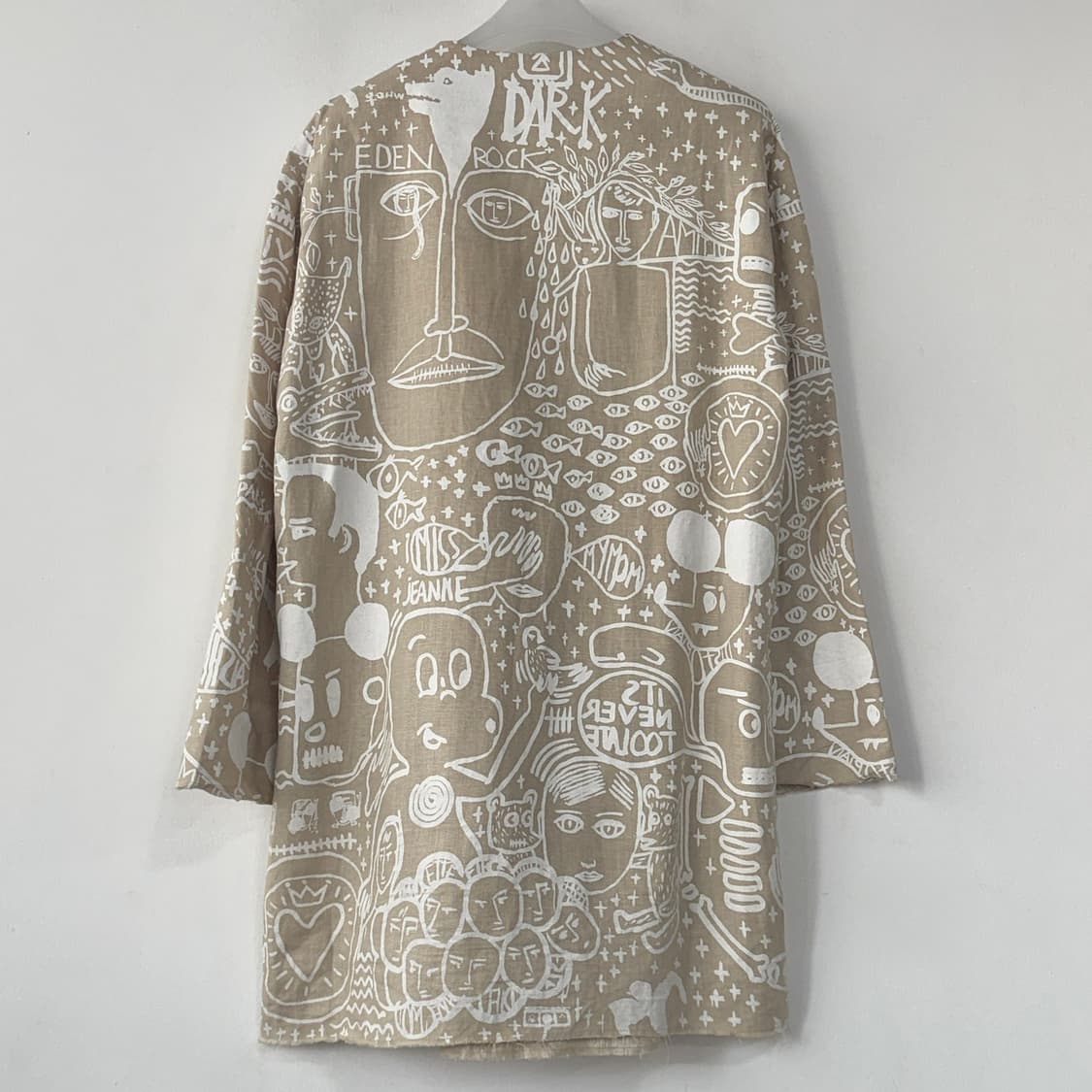 이치아더 패턴 린넨 튜닉 상품이미지4