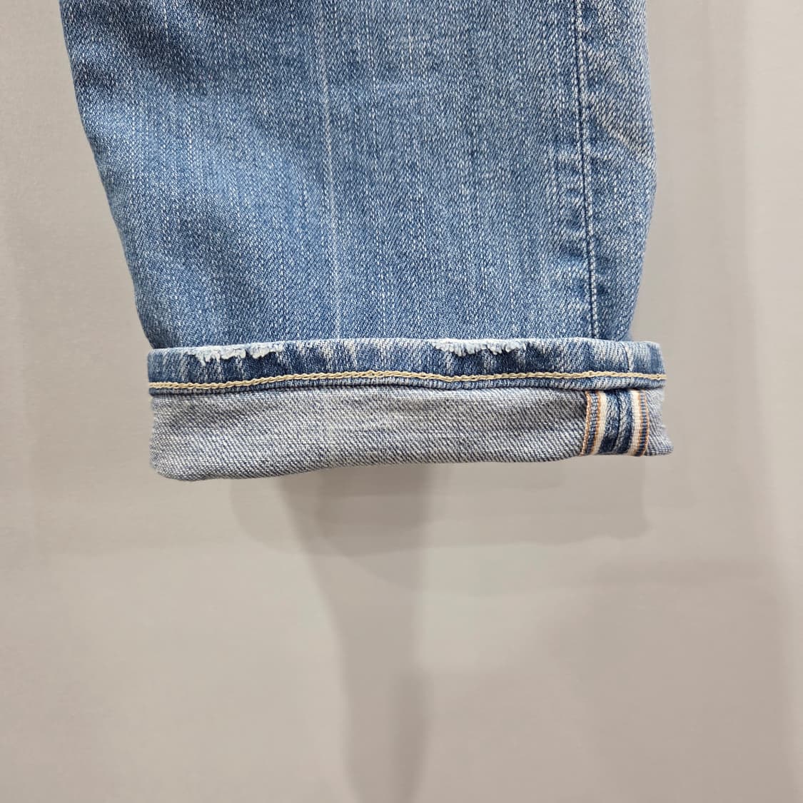 리바이스 메이드 앤 크래프티드 빅E 셀비지 연청 데님팬츠 28/27 상품이미지2