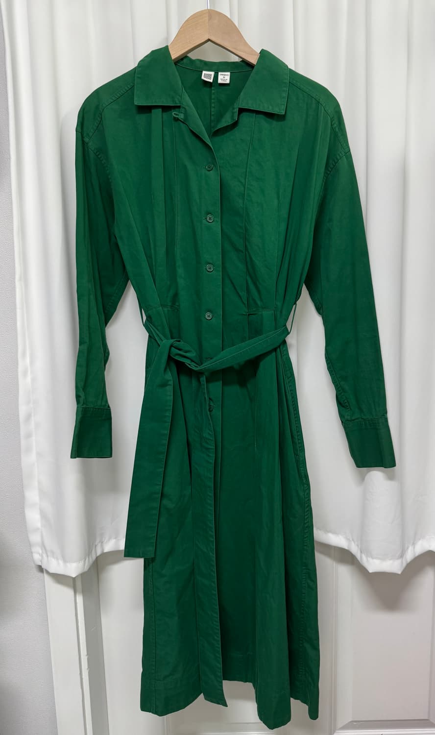 유니클로 U 셔츠 그린 원피스 상품이미지2