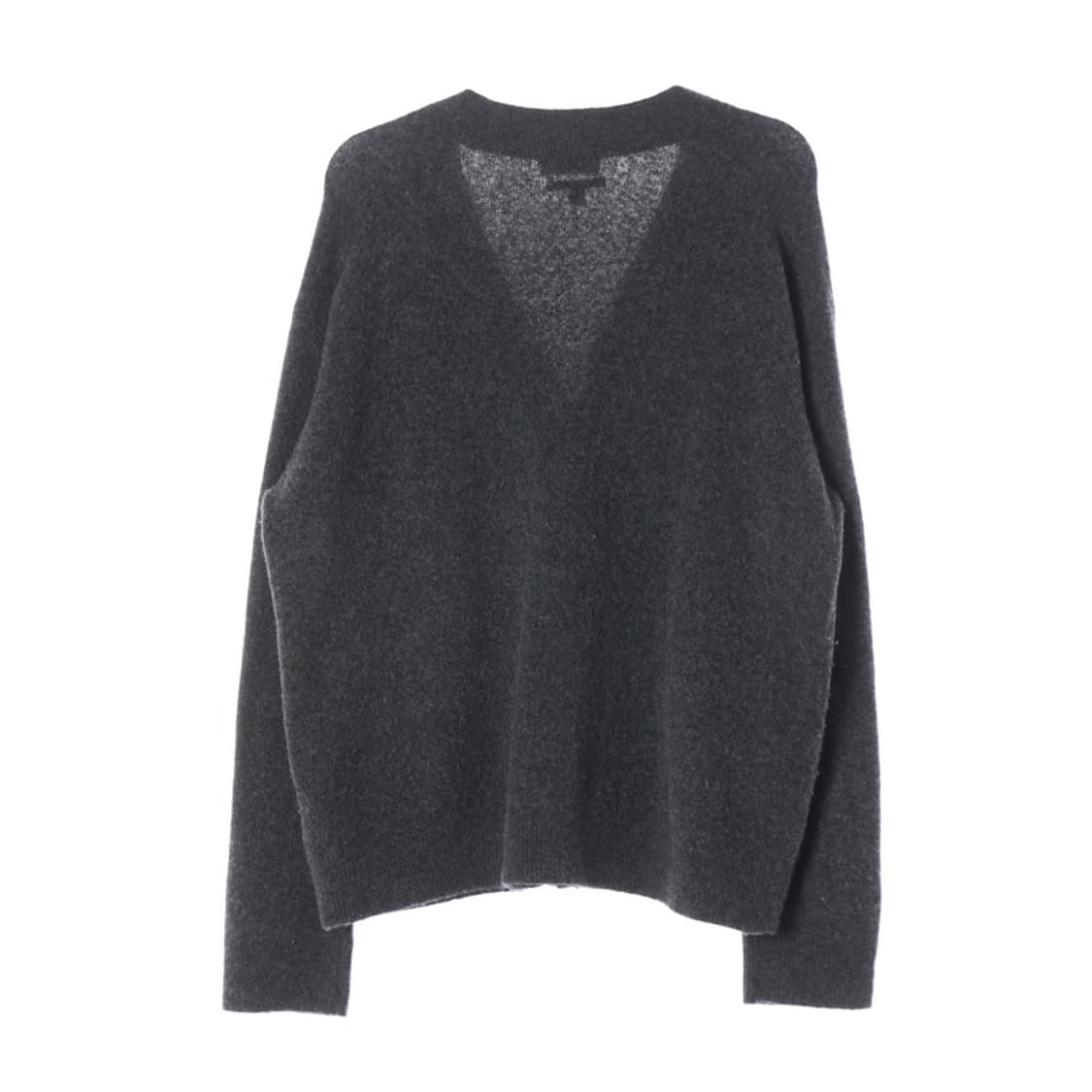 COS 릴렉스드 핏 울 야크 블렌드 가디건 차콜 M 상품이미지2