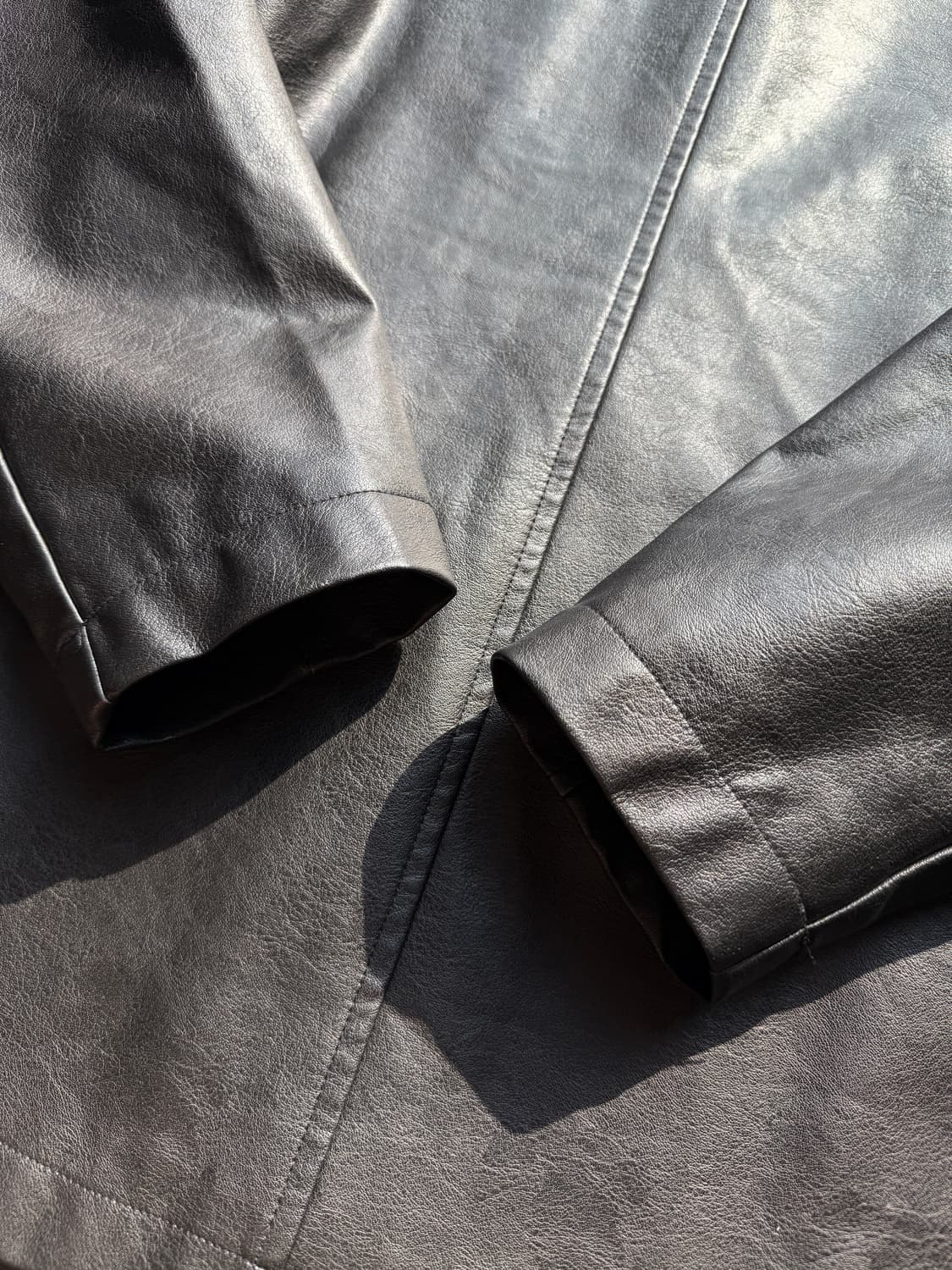 리메르 페이크레더 카코트 M(2XL) 상품이미지5