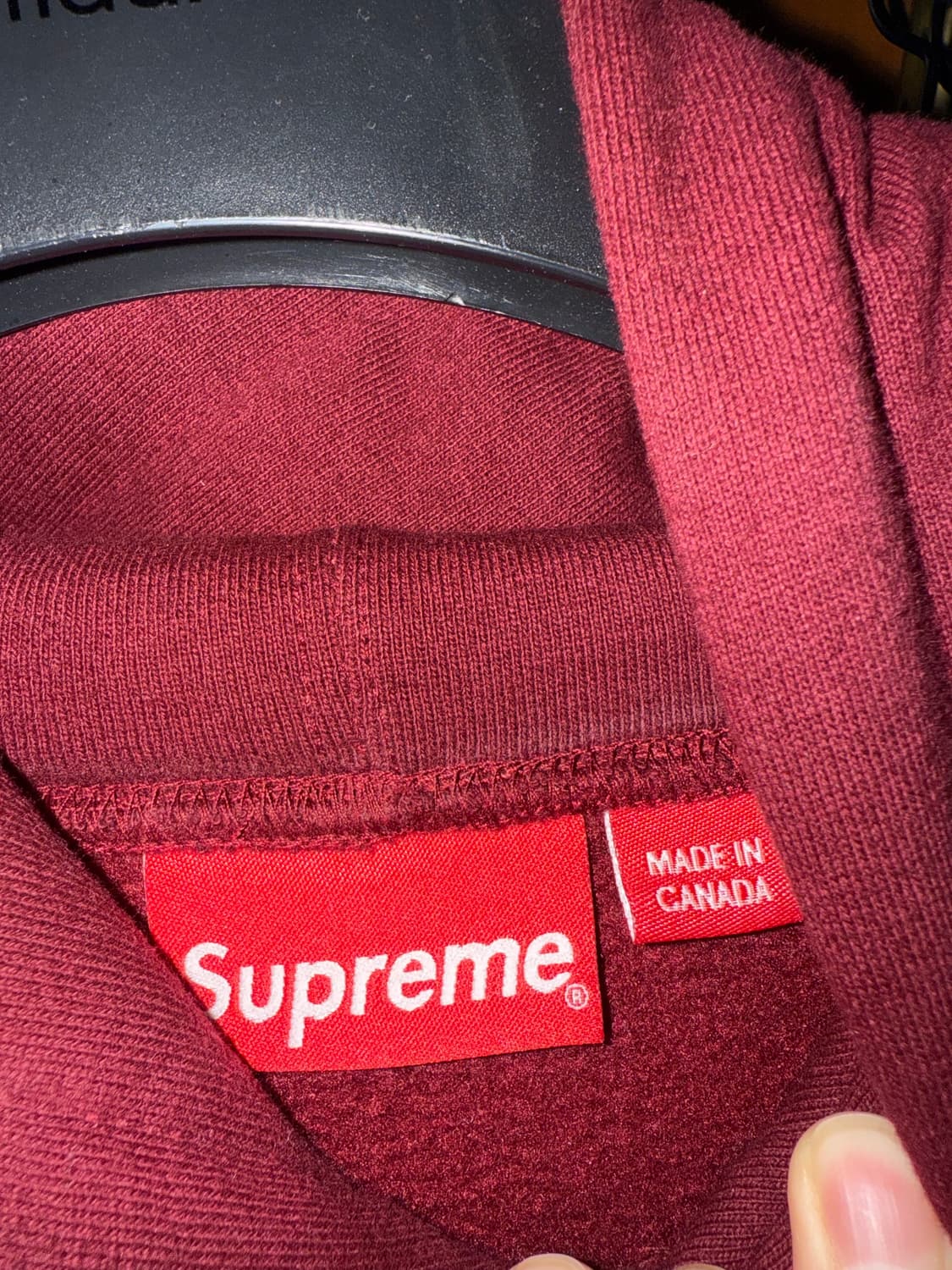 슈프림 22FW 후드 카디널 L 상품이미지3