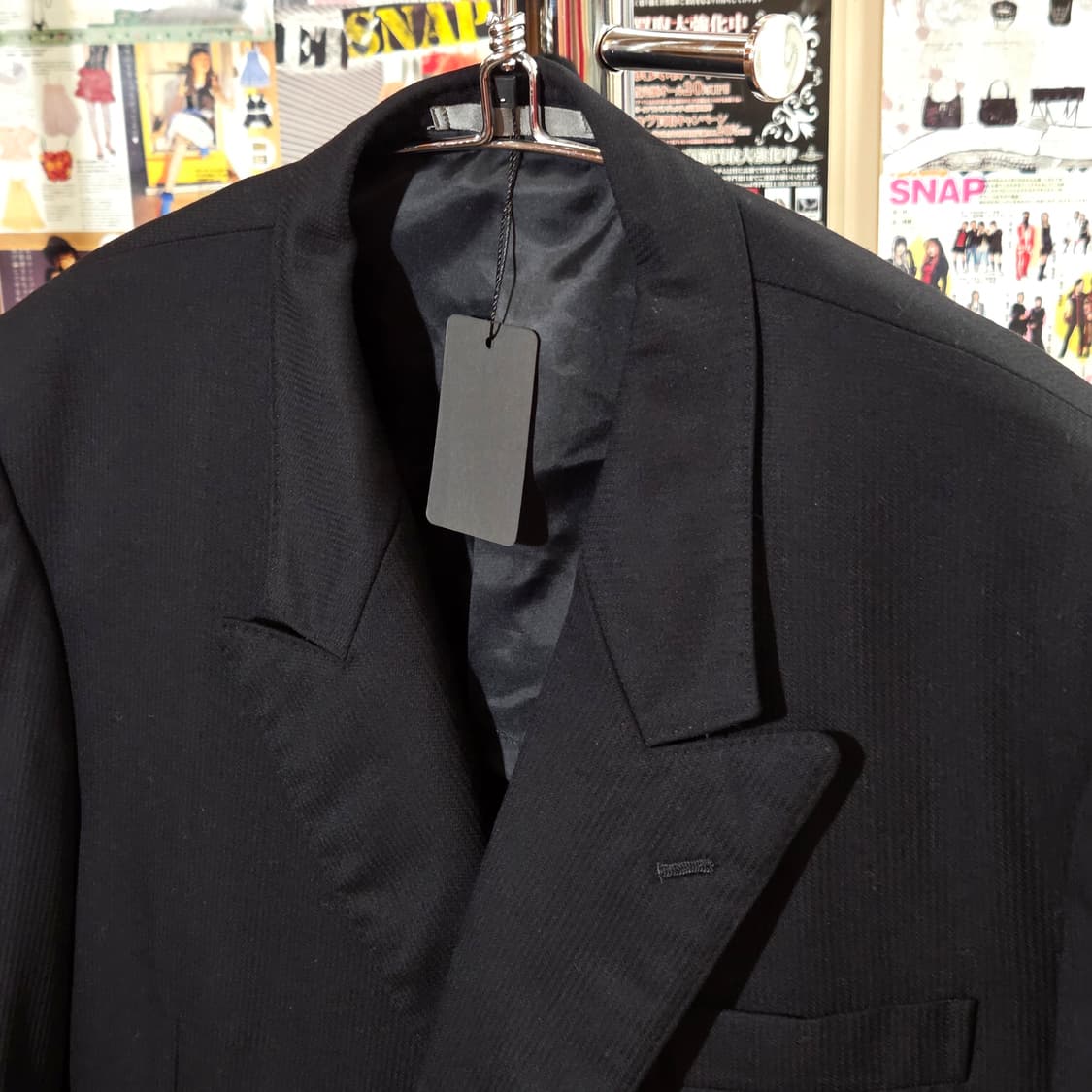 JPN 스트라이프 더블버튼 블레이저 자켓 상품이미지3