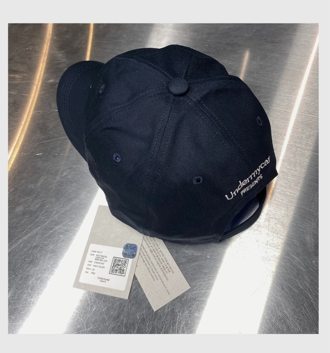 언더마이카 볼캡 모자 네이비 상품이미지2