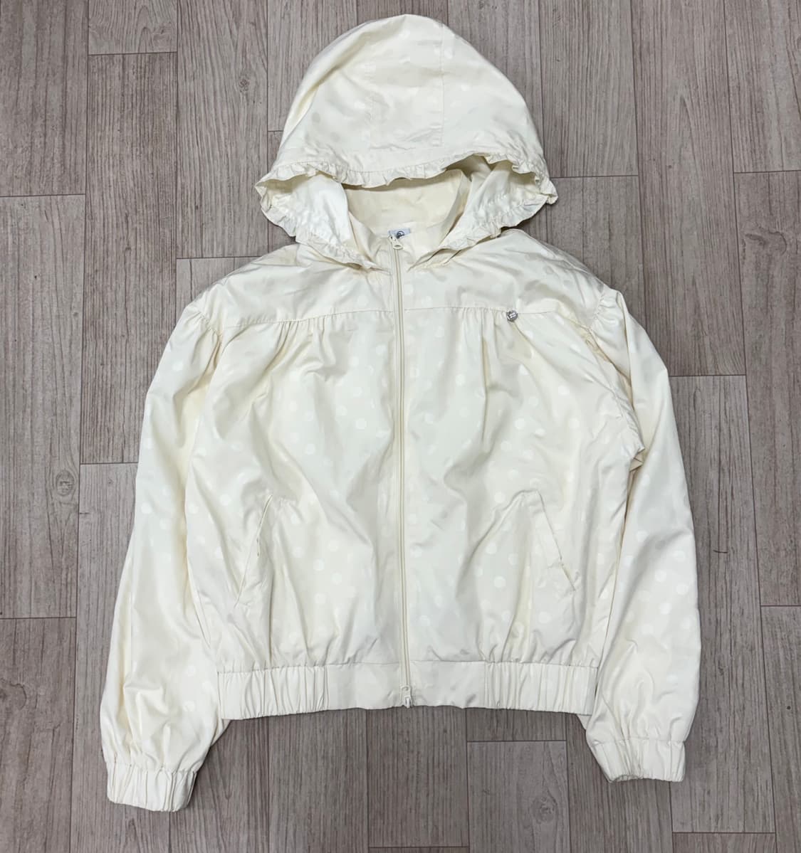 론론 도트 후드 바람막이F 상품이미지3