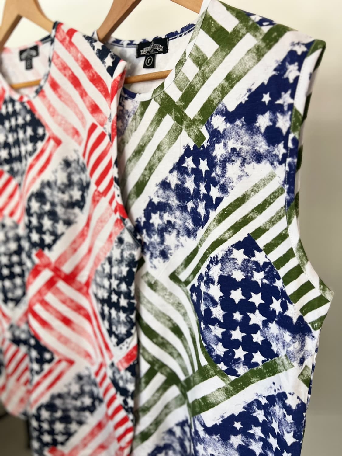 USA  카키체크 나시  상품이미지2