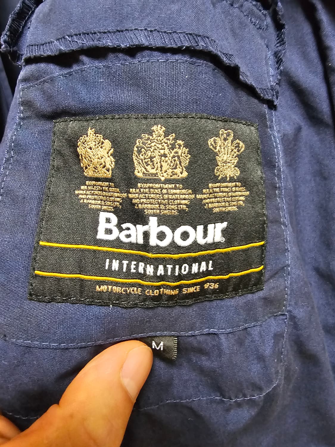 바버 자켓 코튼 M 상품이미지9