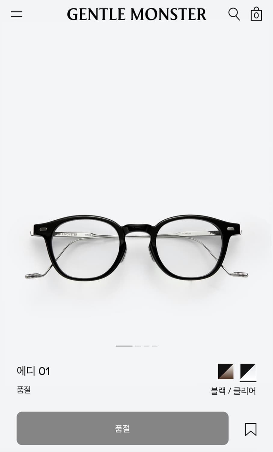 [정품/보증서O] 젠틀몬스터 에디 01 상품이미지2