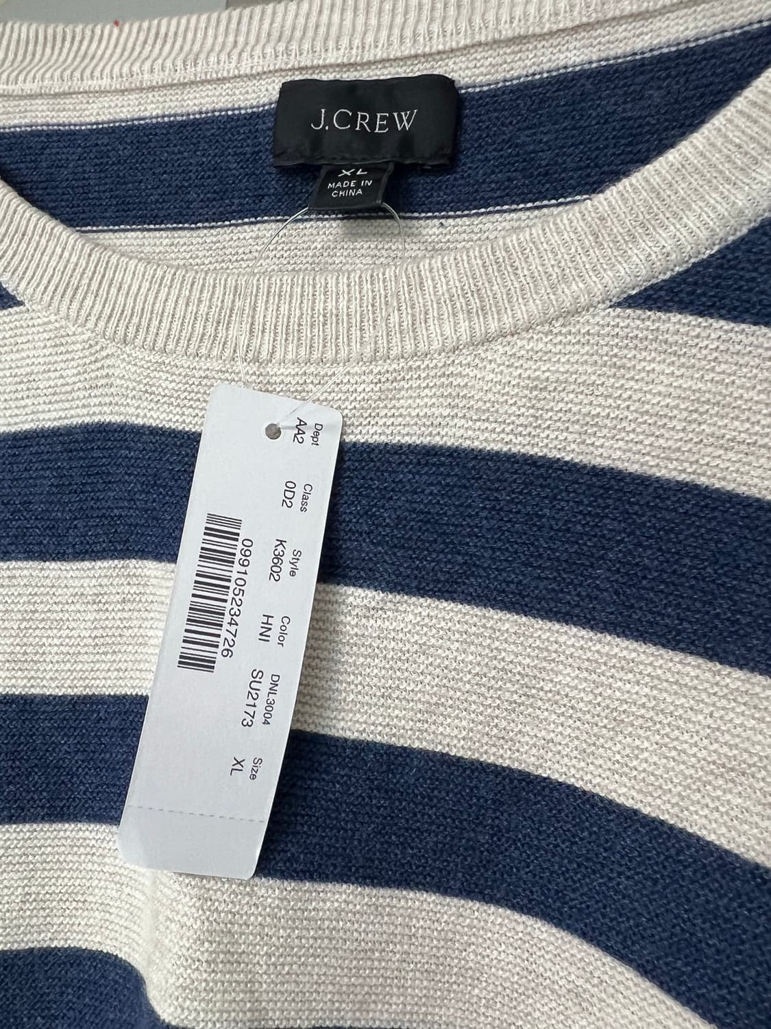 제이크루 스트라이프 니트 XL 상품이미지4