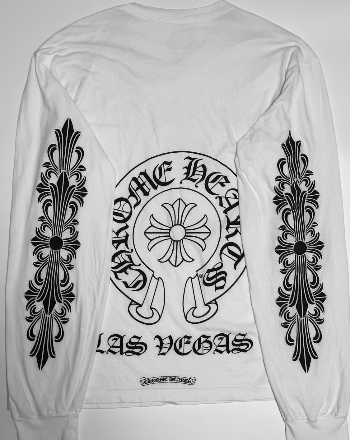 크롬하츠 홀스슈 롱슬리브 화이트 라스베거스 상품이미지2