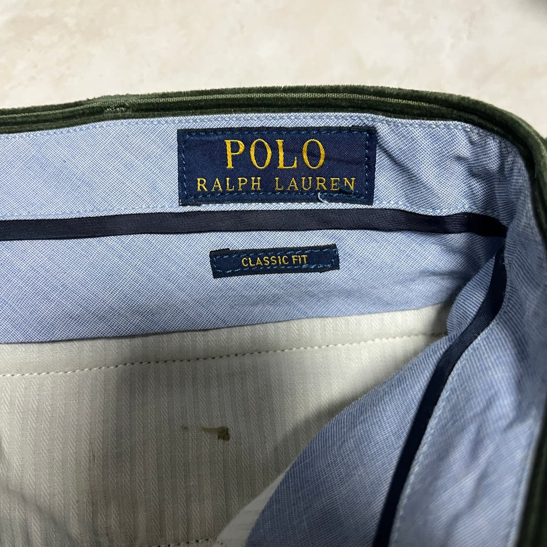 90s POLO 폴로 코듀로이 팬츠 카키 34/30 상품이미지3