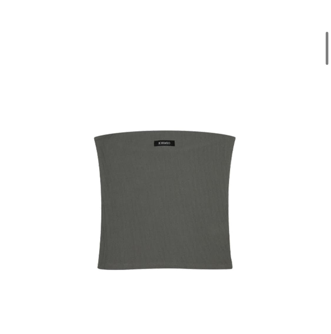 보헤미안서울 베이직 튜브 탑 카키 상품이미지1