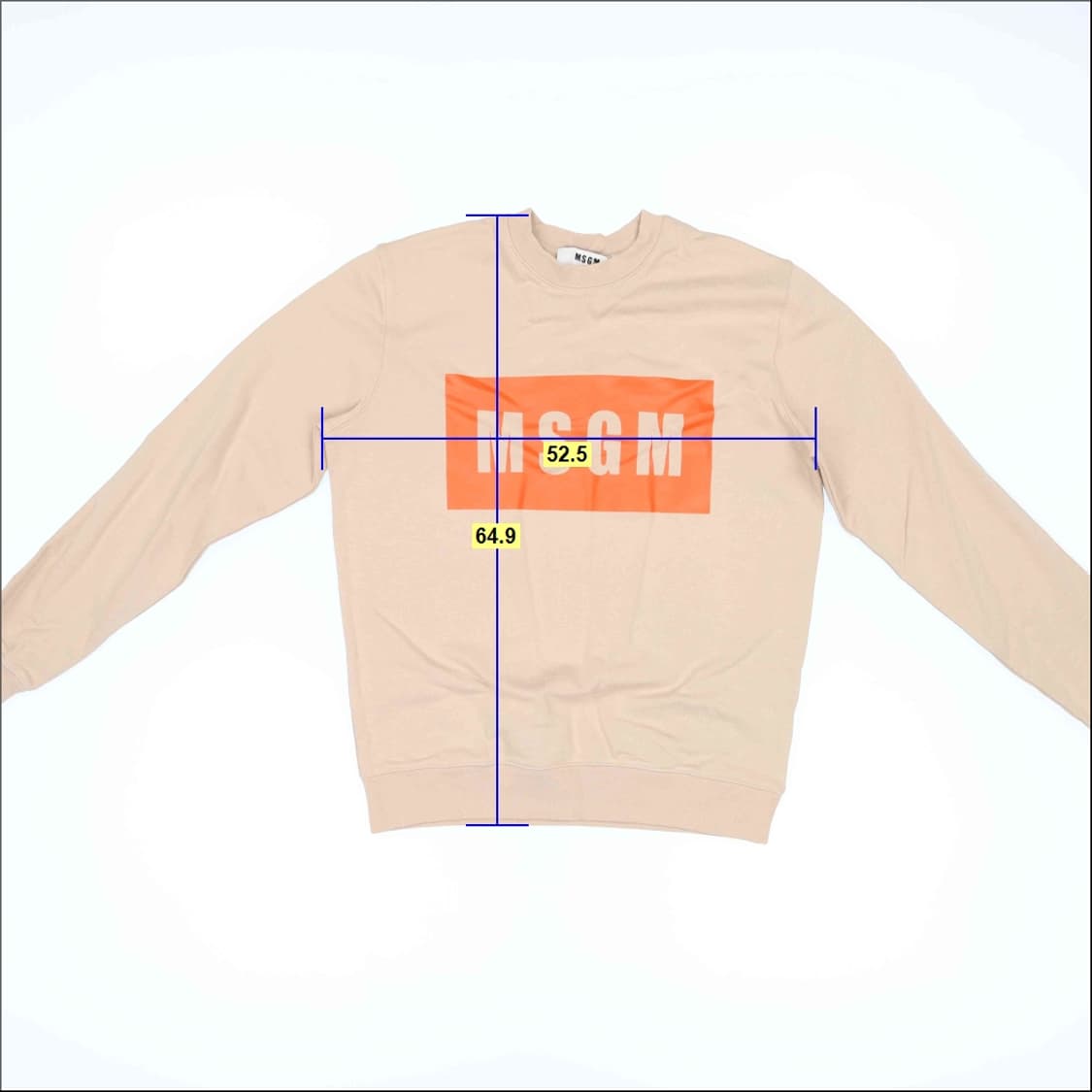 [S] 새상품 MSGM로고 맨투맨 티셔츠 1215H1 상품이미지6
