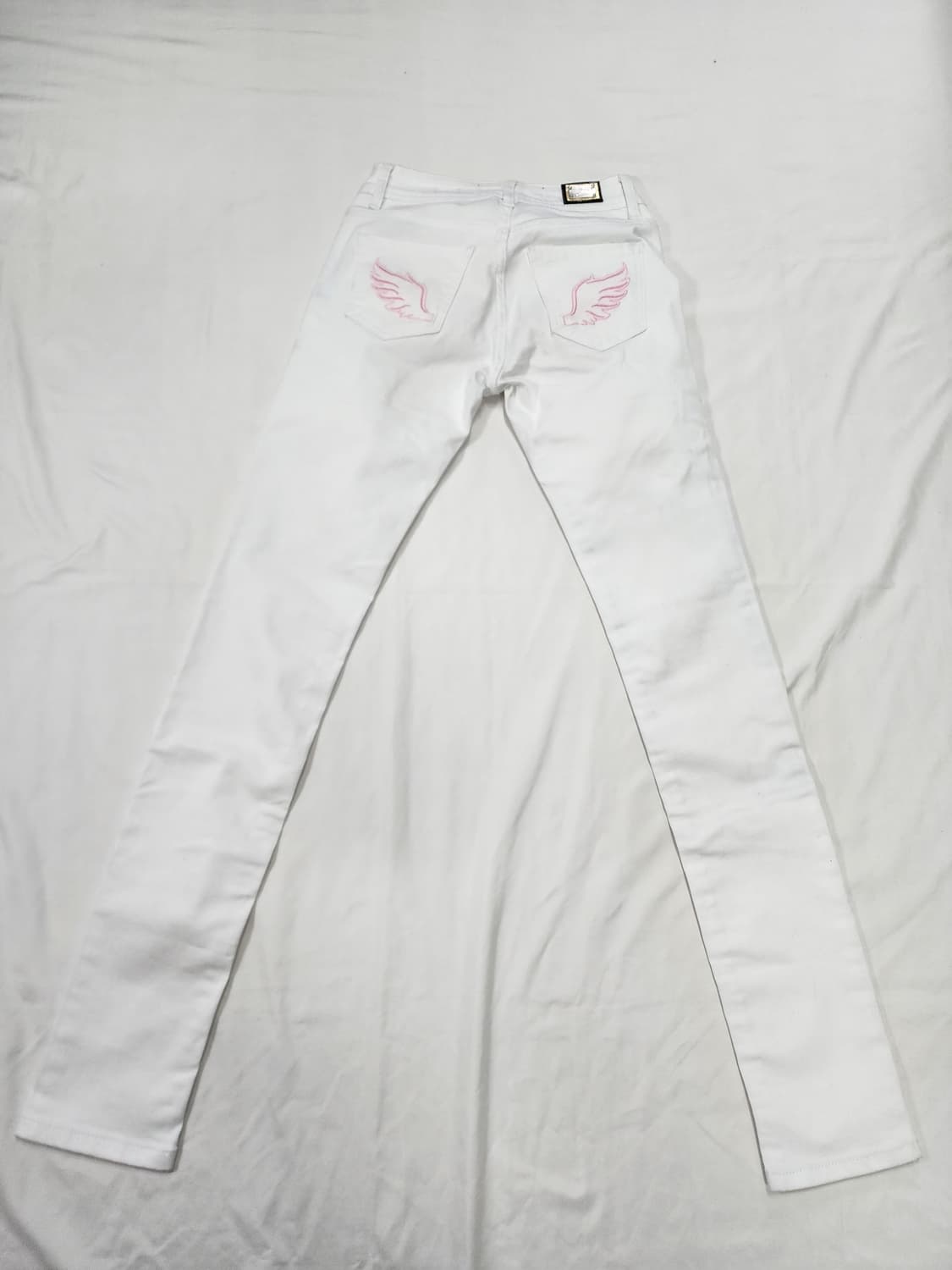 필립플레인 화이트 엔젤 슬림핏 스키니진 상품이미지2